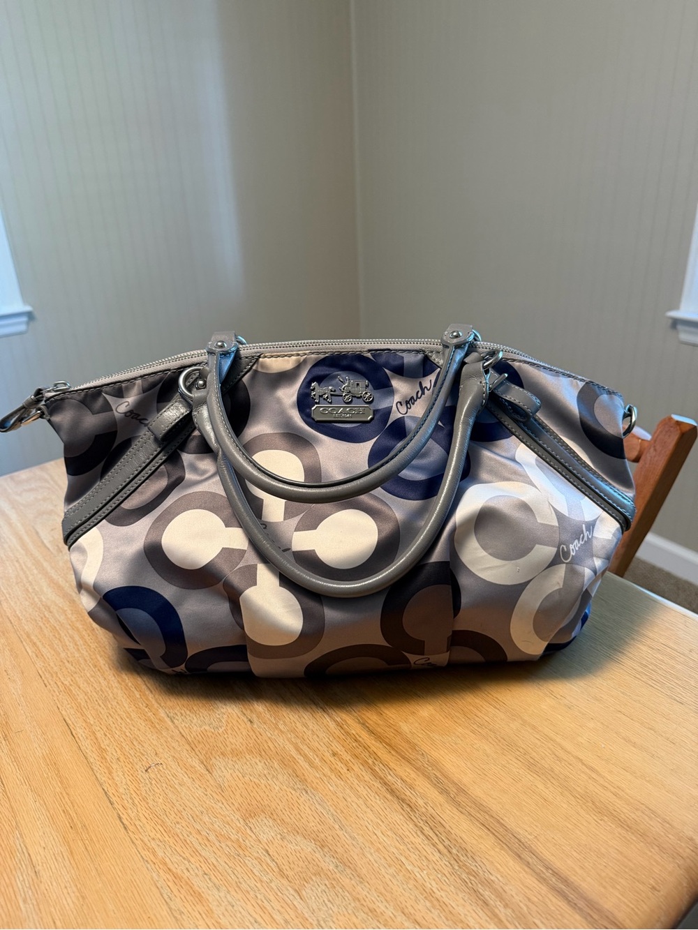 Coach Madison Sophia Sateen Clover Satchel